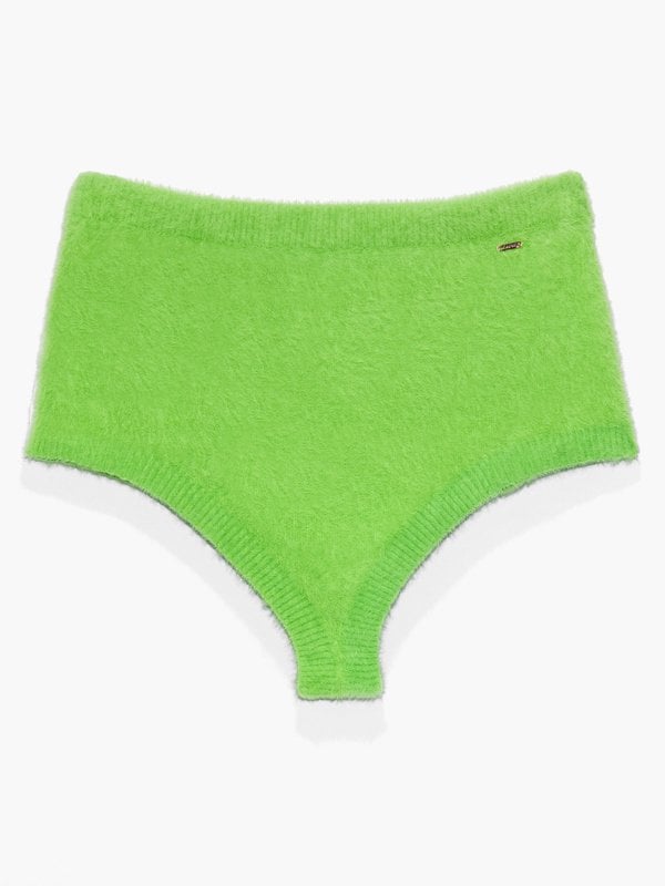 Savage X Fenty Fluff It Up Booty Short in Green