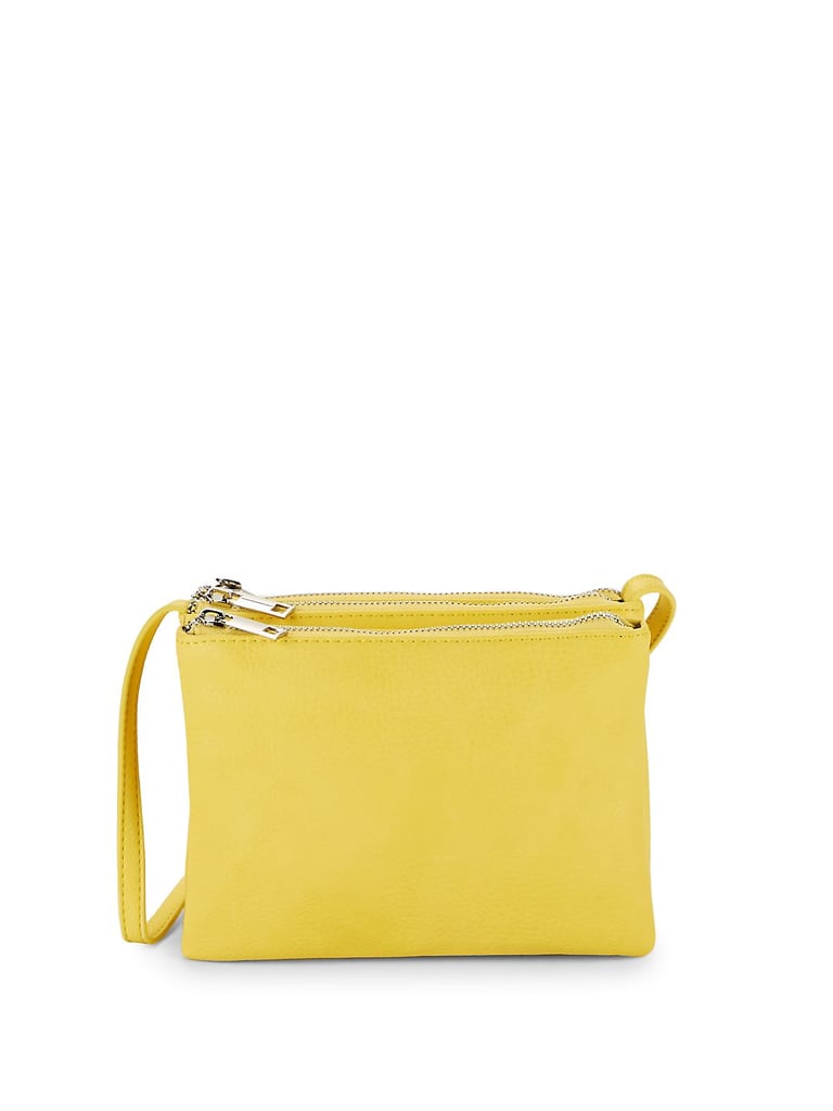 Design Lab Triple Zip Crossbody Bag