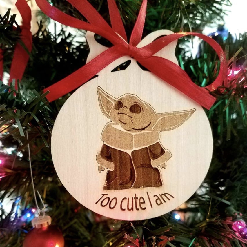 Baby Yoda Christmas Tree Decoration  Christmas Desserts 2021