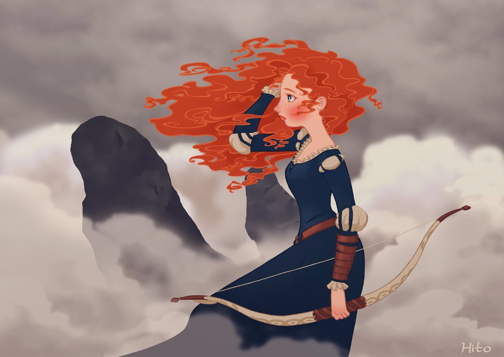 Simply Pretty Merida Disney Princess Art Popsugar Love And Sex Photo 155