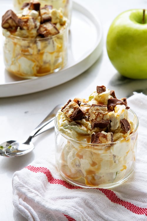 Snickers Caramel Apple Salad 25 No Bake Cheesecake Recipes That
