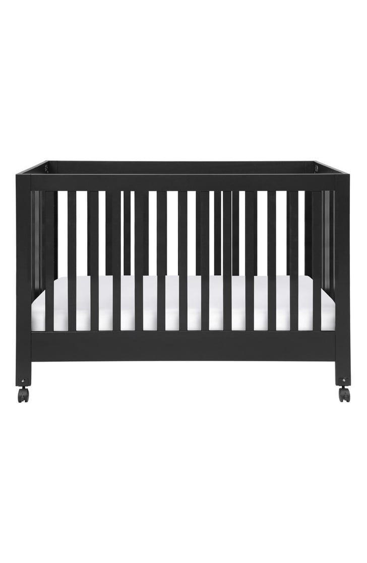 Babyletto Infant Maki Full Size Folding Crib Black and White Nursery