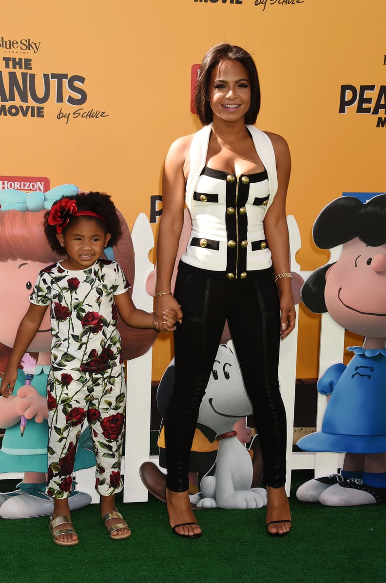 Christina Milian and Her Daughter, Violet