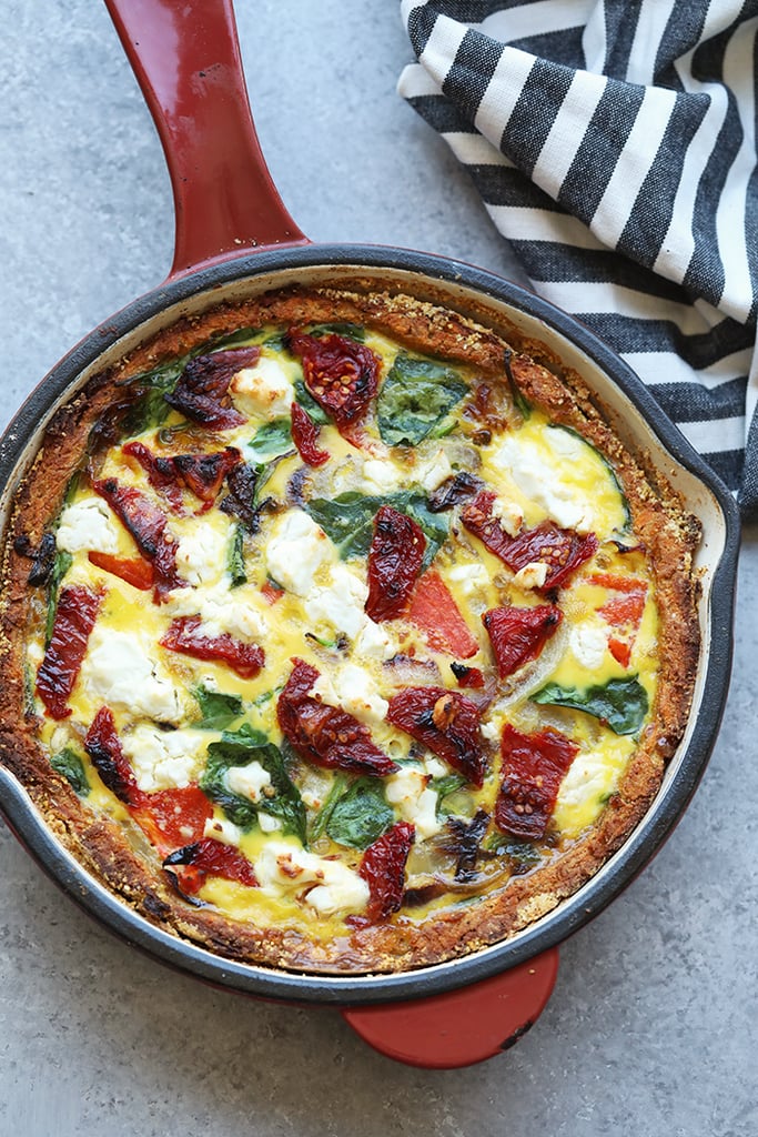 Sweet Potato Crust Quiche