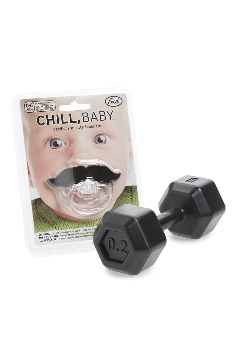 Genuine Fred Buff Baby Dumbbell Rattle - Fun And Functional Baby Toy