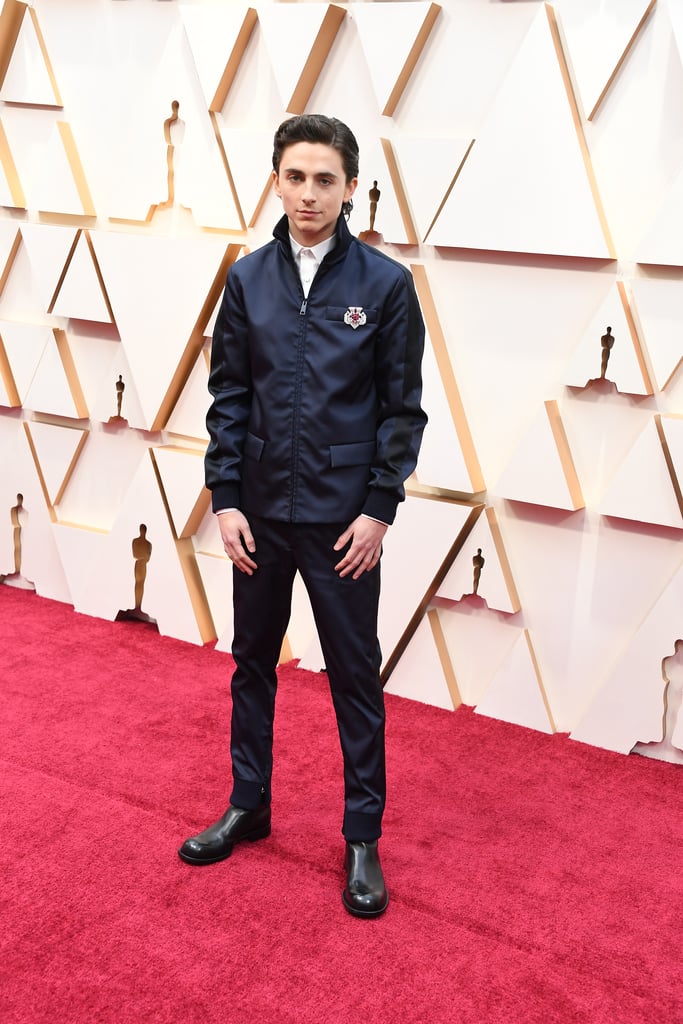 Timothée Chalamet's Prada Suit at the 2020 Oscars