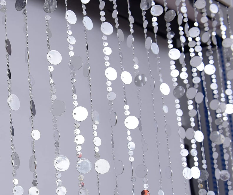 FlavorThings Silver Bubble Beaded Curtain