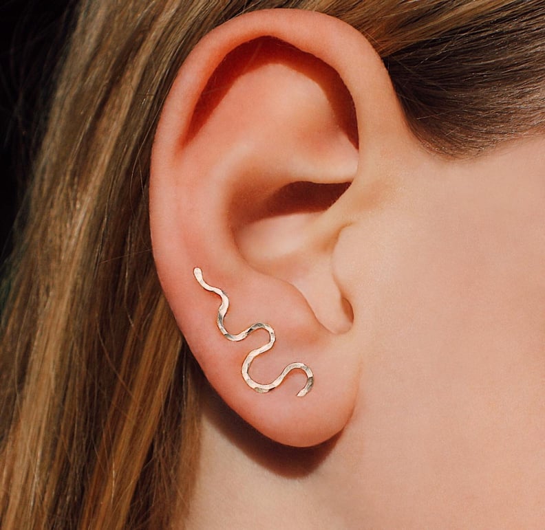 Ear climber piercing deals