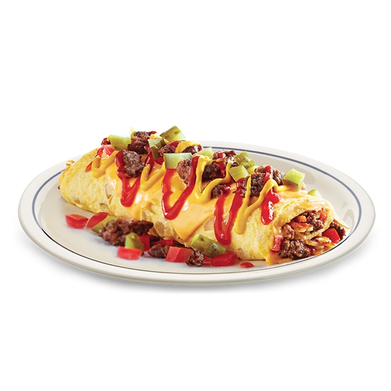 Cheeseburger Omelet at IHOP POPSUGAR Food