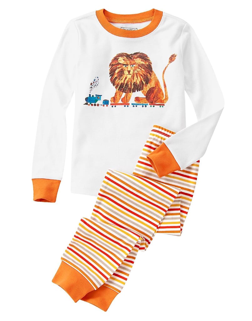 fun, striped pajama set