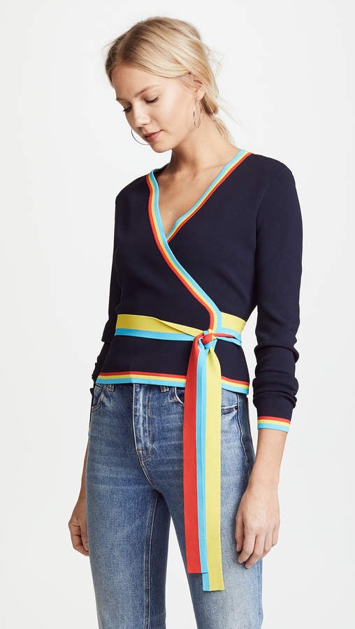 Diane von furstenberg cheap wrap sweater