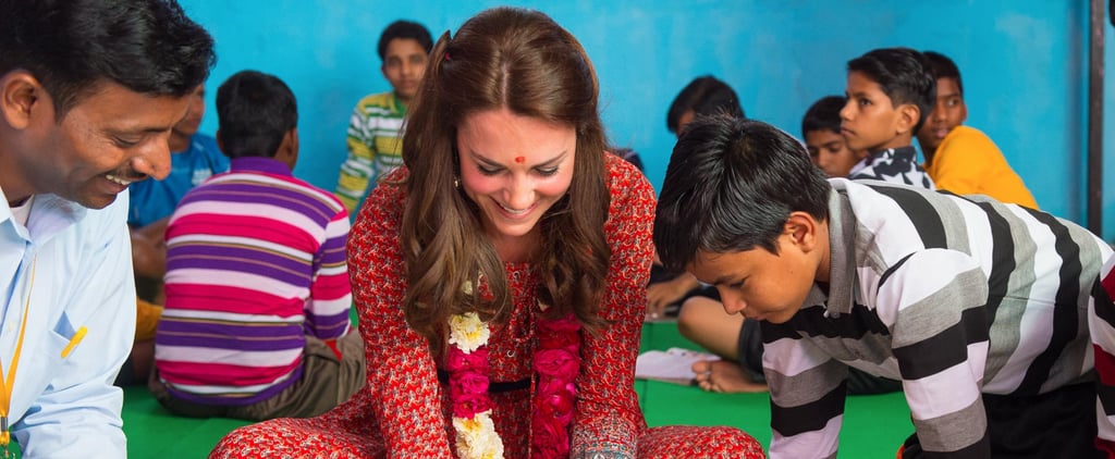 Kate Middleton Moments With Kids in India 2016
