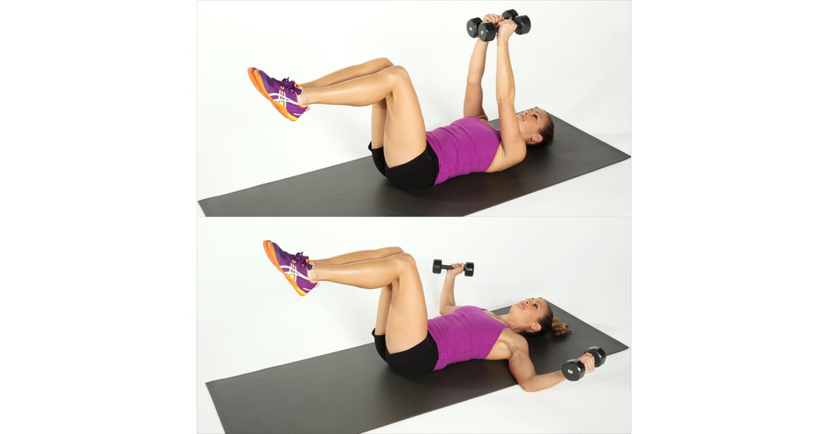 Arms and Abs Workout Lying Chest Fly If You Want Your Arms and