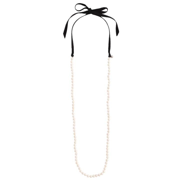 J.Crew Ribbon-Tied Long Pearl Necklace | Holiday Gifts by Personality ...