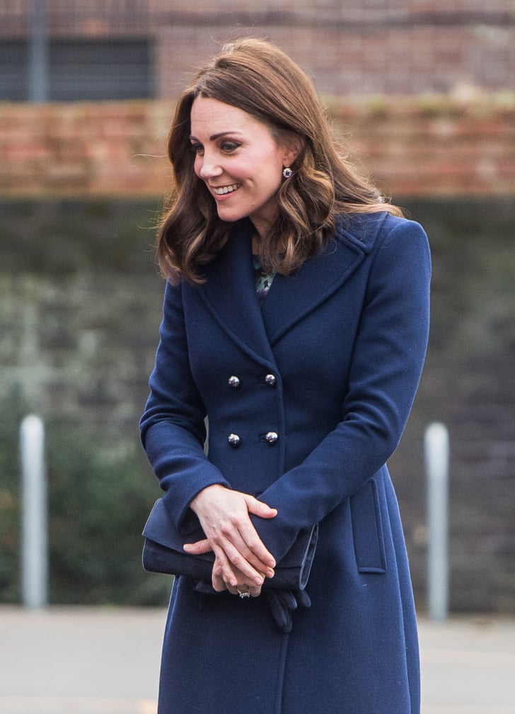 Kate Middleton's Blue Hobbs Coat | POPSUGAR Fashion