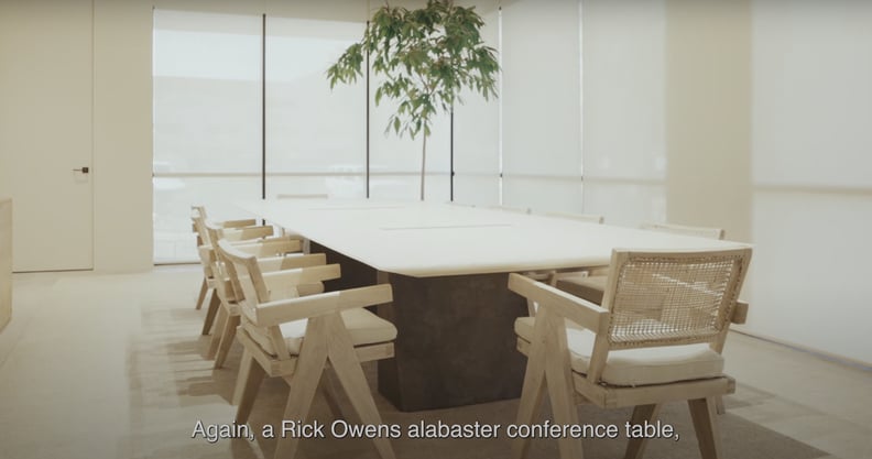 Kim Kardashian's Skkn by Kim Office Tour: The Conference Table