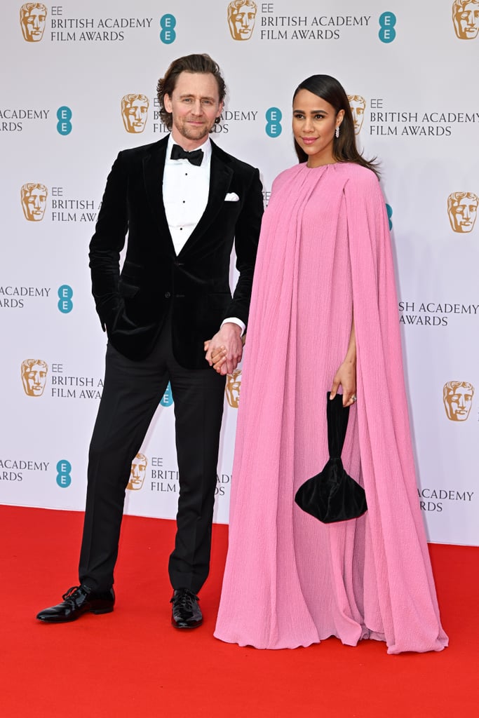 Tom Hiddleston and Zawe Ashton at the 2022 EE BAFTA Film Awards