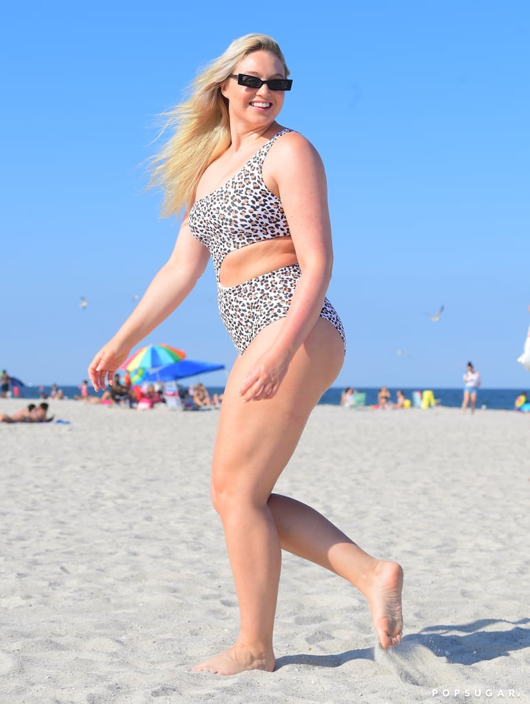 Iskra Lawrence Celebrates Her 29th Birthday on the Beach