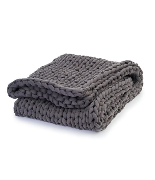 Bearaby's Cotton Napper Knitted Weighted Blanket