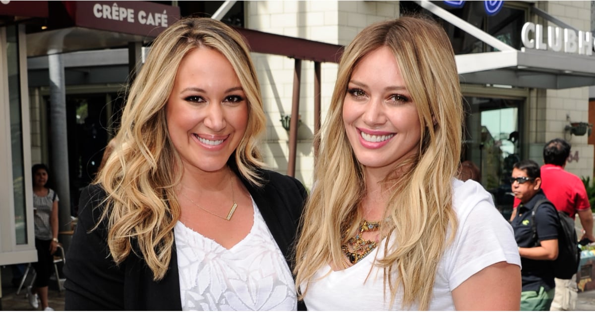 Hilary and Haylie Duff Support Each Other as Moms | POPSUGAR Family
