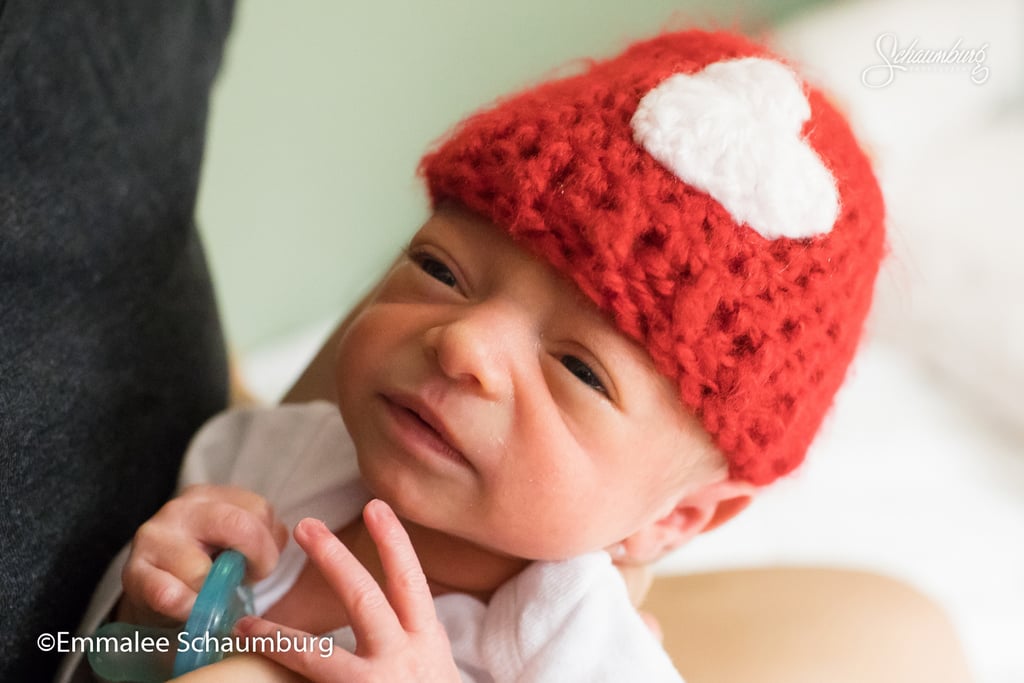 NICU Babies Dressed as Valentines 2017
