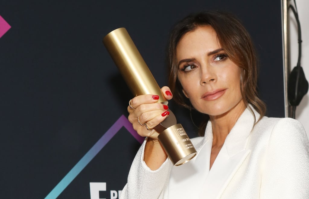 Victoria Beckham Haircut in the Car People's Choice Awards