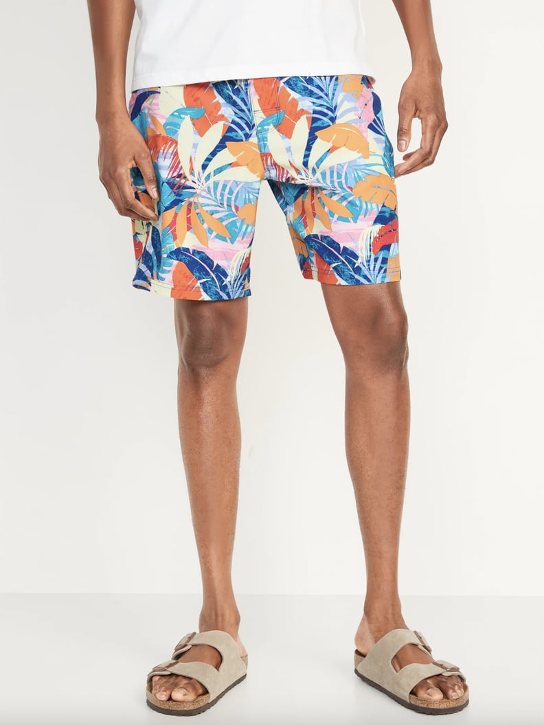 Old Navy Patterned Built-In Flex Board Shorts For Men