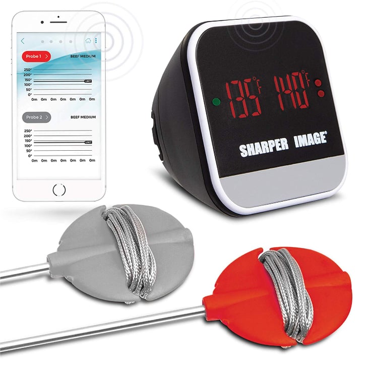 Sharper Image Bluetooth Smartphone Grill Thermometer Cool and Cheap