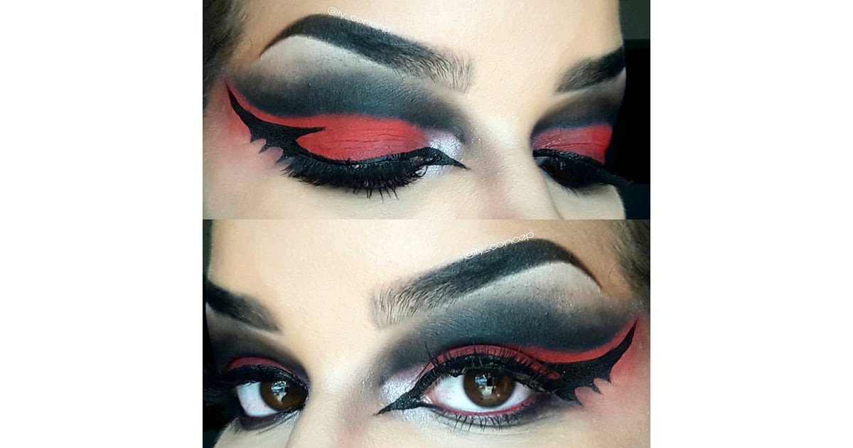 Red Bat Eye | Bat Eyeliner Trend | POPSUGAR Beauty Photo 8