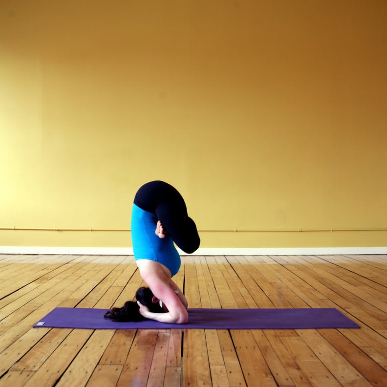 Headstand Folded Lotus