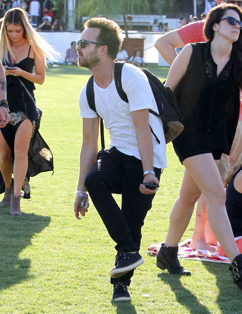 Aaron Paul got his dance on.