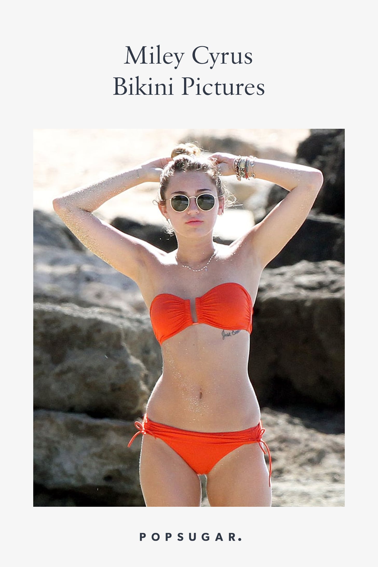Bikini Shemale Miley Cyrus - Miley Cyrus Bikini Pictures | POPSUGAR Celebrity