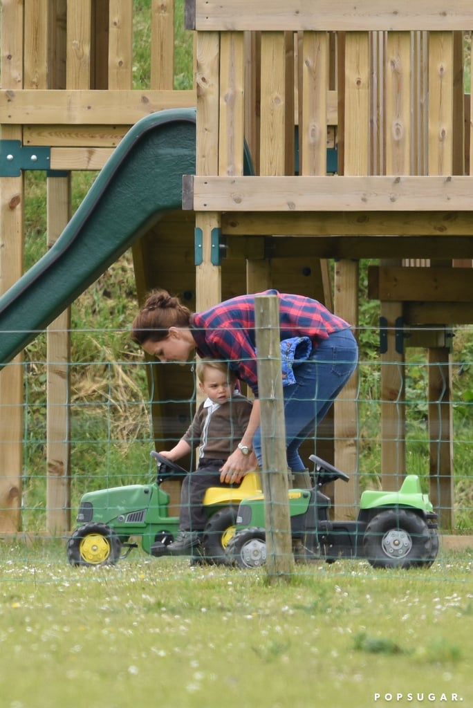 Kate Middleton and Prince George at the Park 2015 Pictures