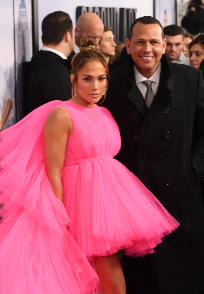 Jennifer Lopez's Hot-Pink Dress at the Second Act Premiere 2018