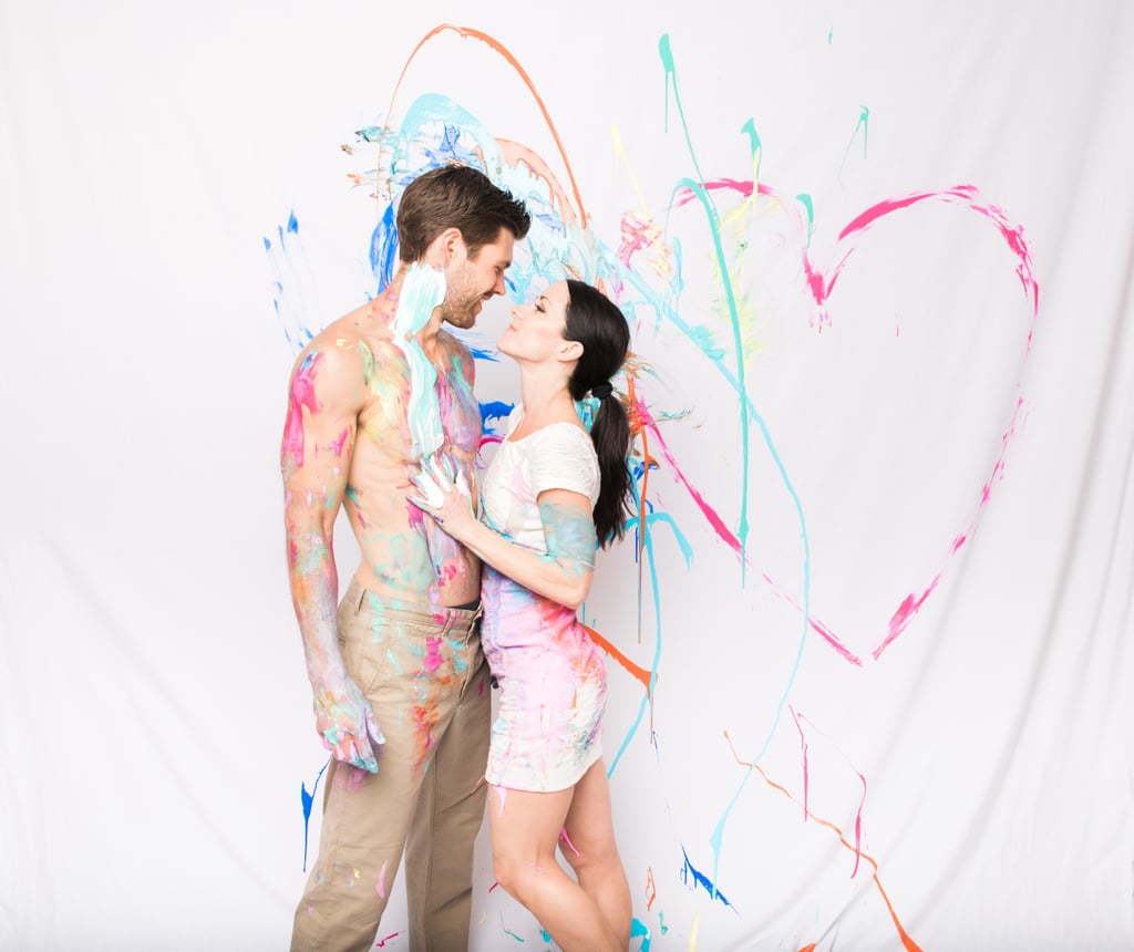 Painting Engagement Photos