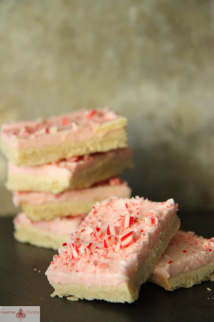 Candy Cane Sugar Cookie Bars