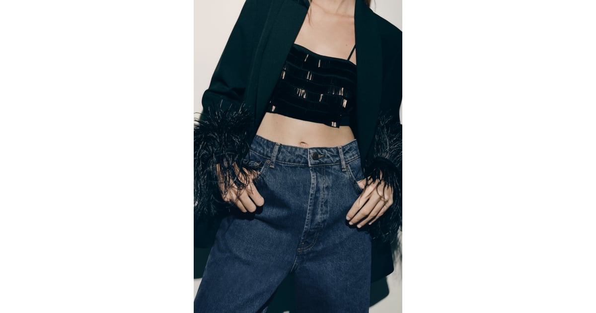 An Elegant Corset Top: Zara Strappy Beaded Corset, 11 New Arrivals From  Zara to Shop (and Gift!) This December