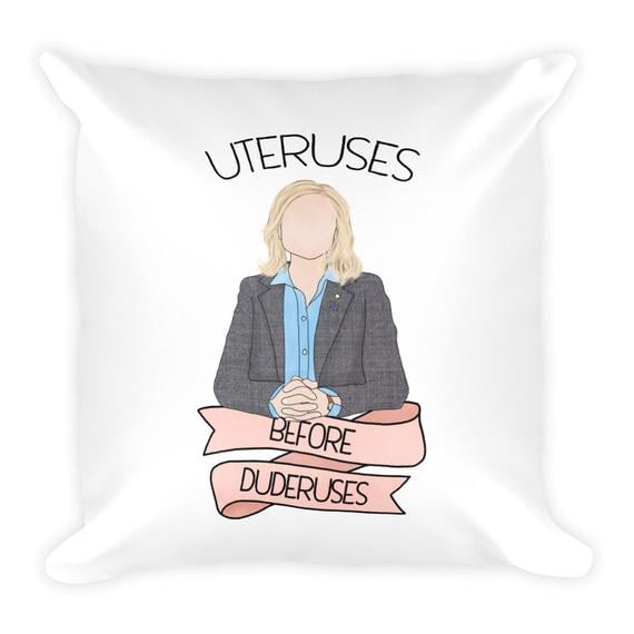 Uteruses Before Duderuses Pillow