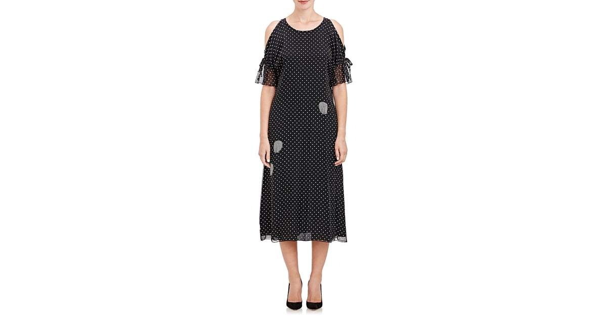 Thakoon Beaded-Fringe Open Shoulder Dress ($775, originally $1,550 ...