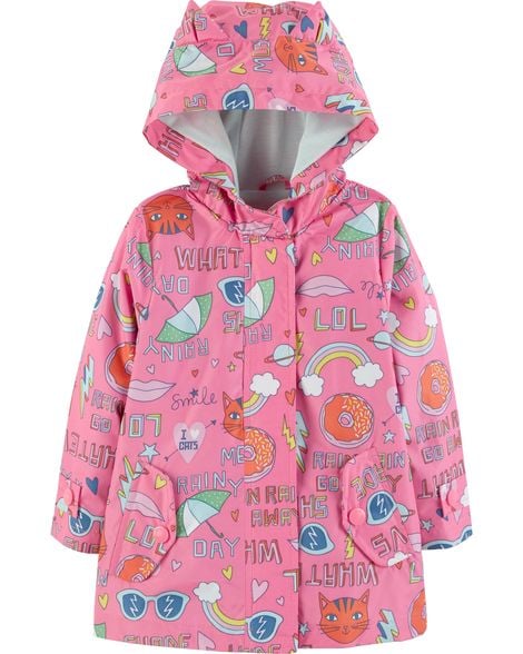 Graphic Raincoat