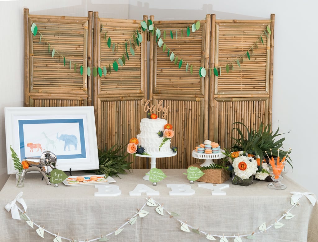 Watercolor Safari Baby Shower