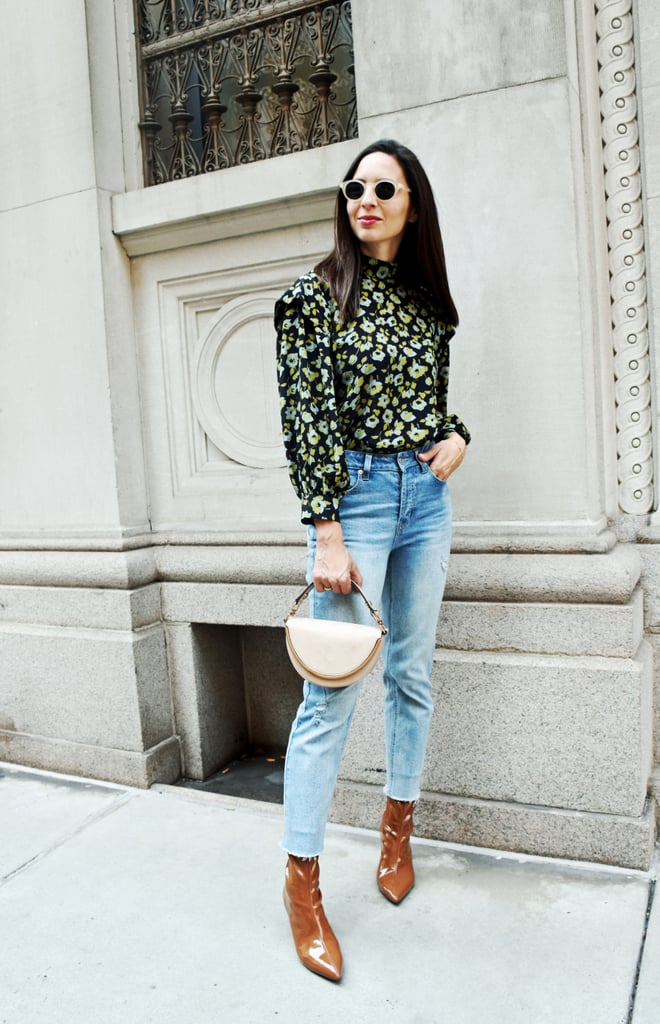 Fall Outfit Ideas: A Blouse, Jeans, and 