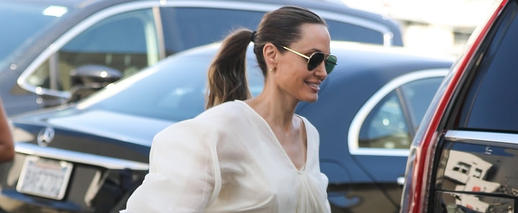 Angelina Jolie's Breezy Dress Is Cool, but It's Her Unique Summer Slides That Stole My Attention