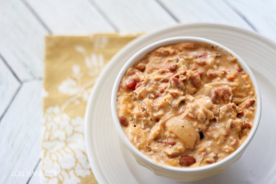 Creamy Cheesy Chicken Chili