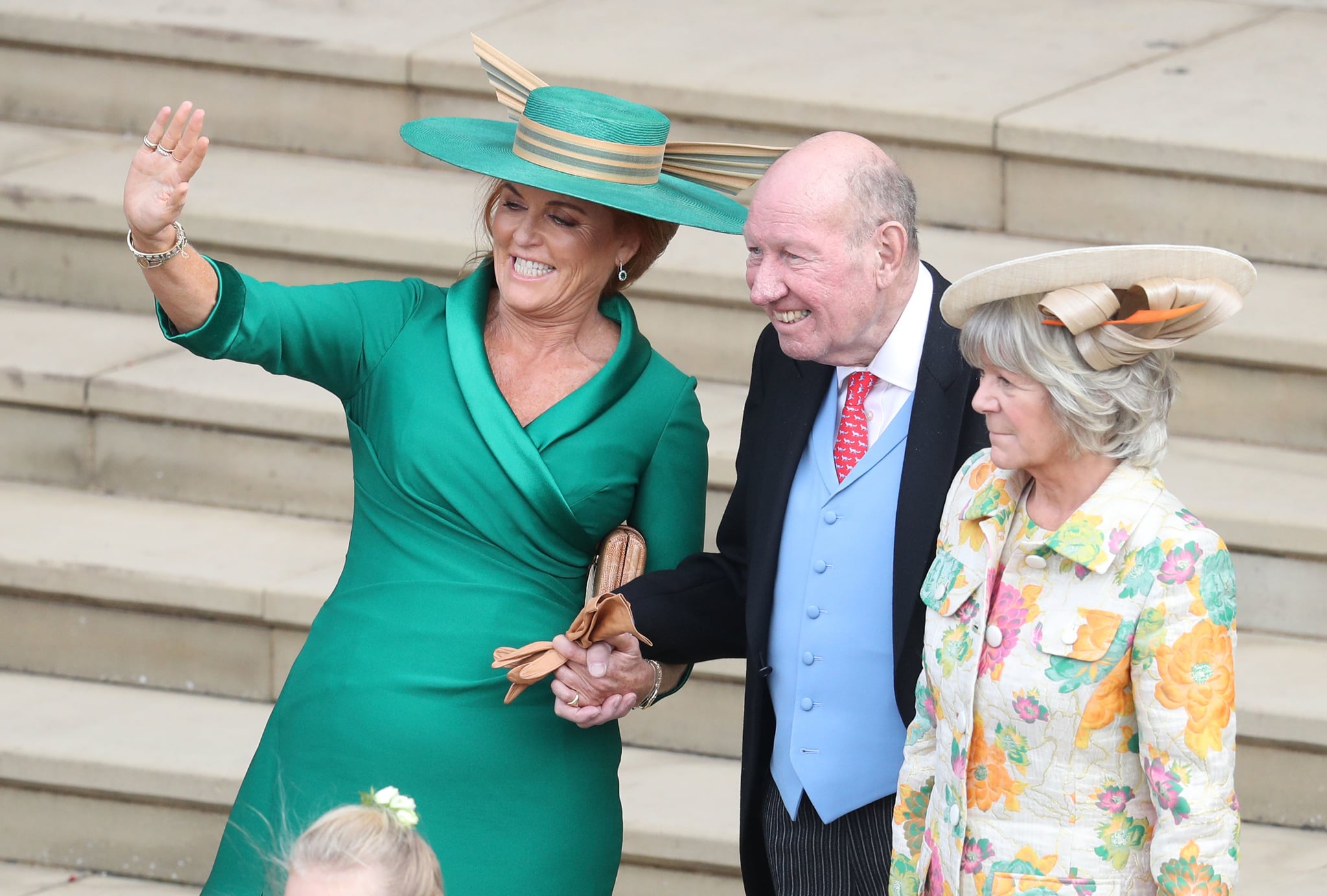 Sarah ferguson dress eugenie top wedding