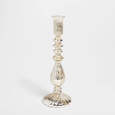 Mercurized Glass Candelabra ($23)