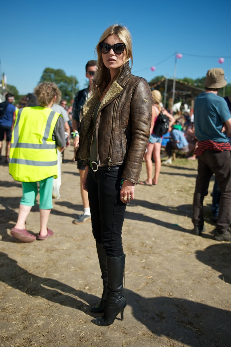 Kate Moss at Glastonbury 2013