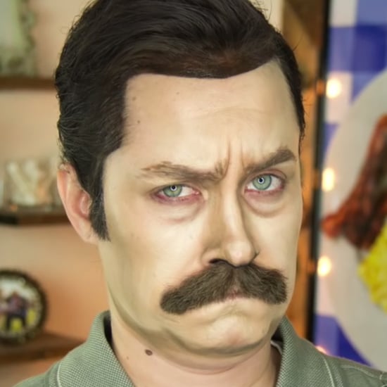 Ron Swanson Makeup Tutorial