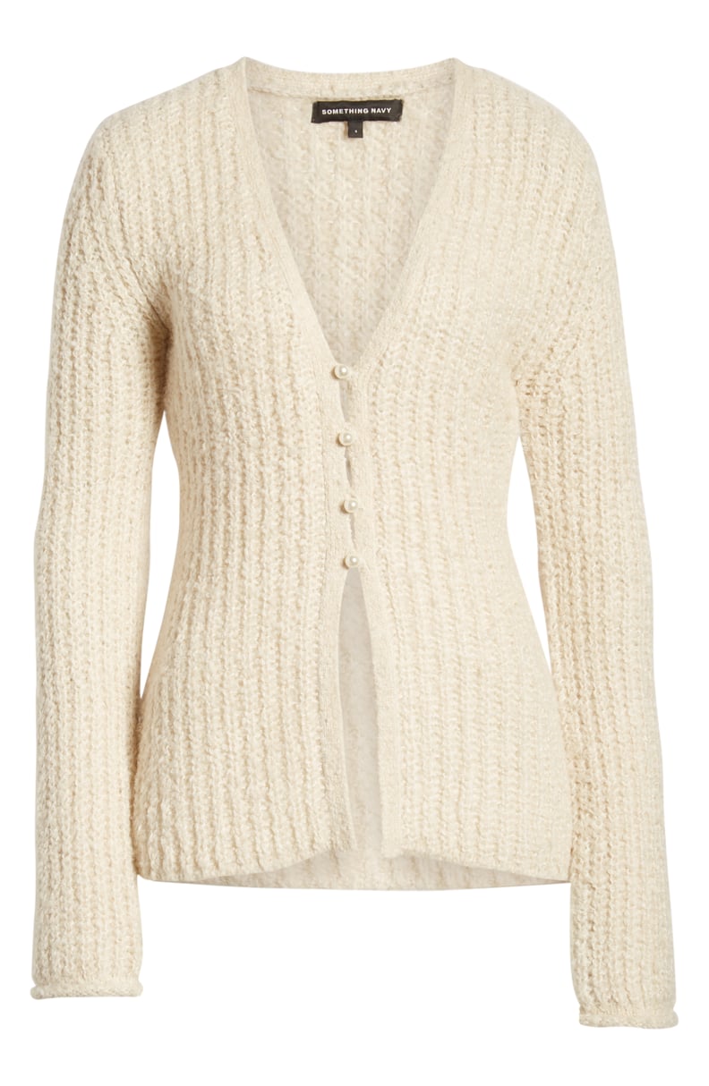 Pearl-Buttoned Cardigan