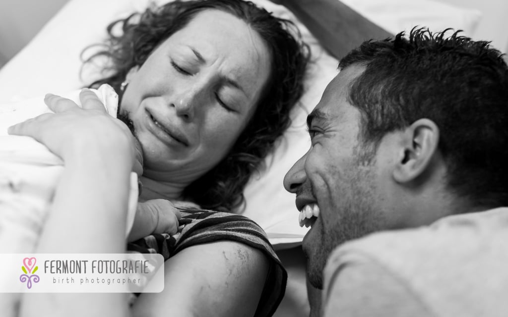 Birth Photos of Moms Meeting Their Newborns